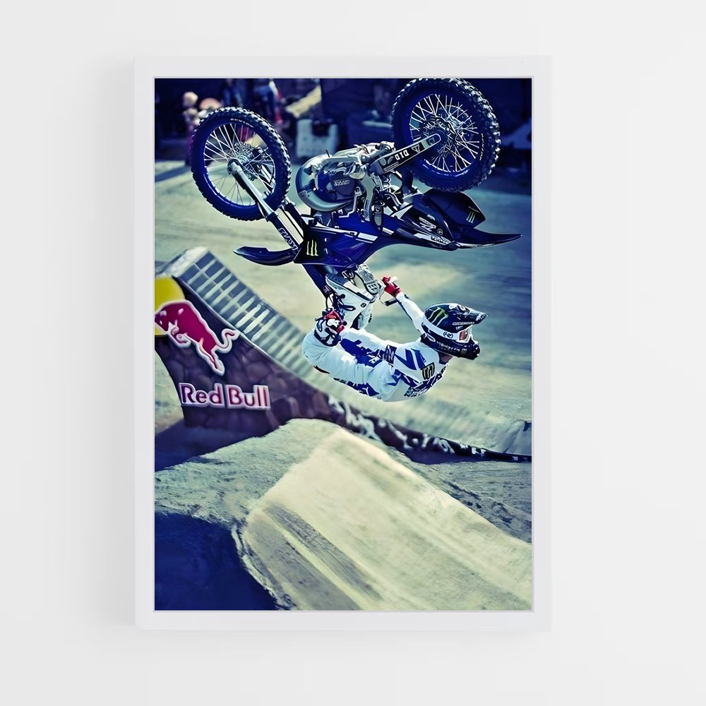 Poster Saut de la Mort – affiche Motocross freestyle (vue 3)
